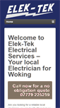Mobile Screenshot of elek-tek.co.uk